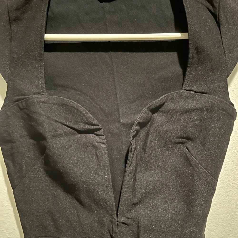 Nasty Gal Plunge Neckline mini dress - Picture 2 of 4